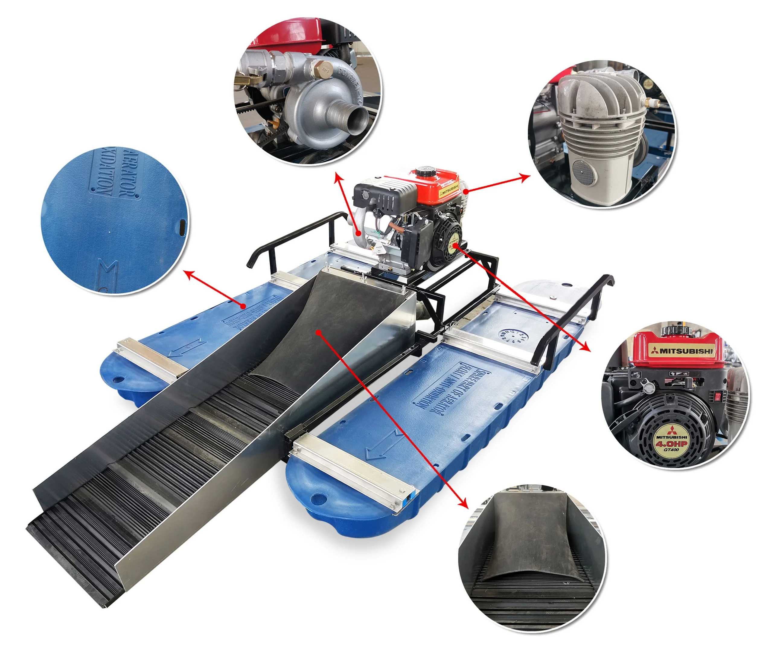 

Portable Mini Gold Panning Equipment Small Scale Gold Mining Dredge Washing Machinery For Alluvial Gold