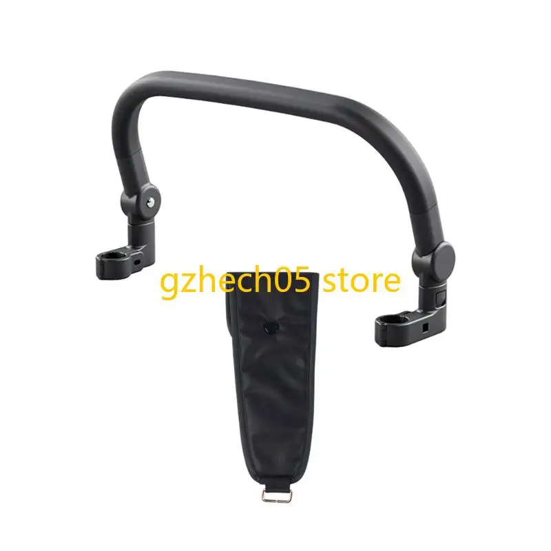 D55E Säuglings Kinderwagen Handläufe Frontarmlehne mit Sicherheitsverbesserung vorderer Schritt Stützgürtel Schnell Design