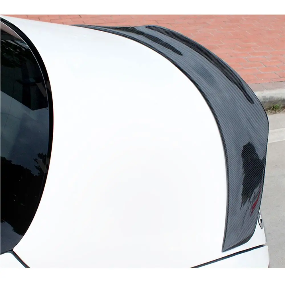 

JCYECF ABS карбоновый вид автомобильный задний спойлер Стайлинг для Benz C Class W205 C63 AMG Sedan 2015-2021 задний багажник багажник крыло спойлер