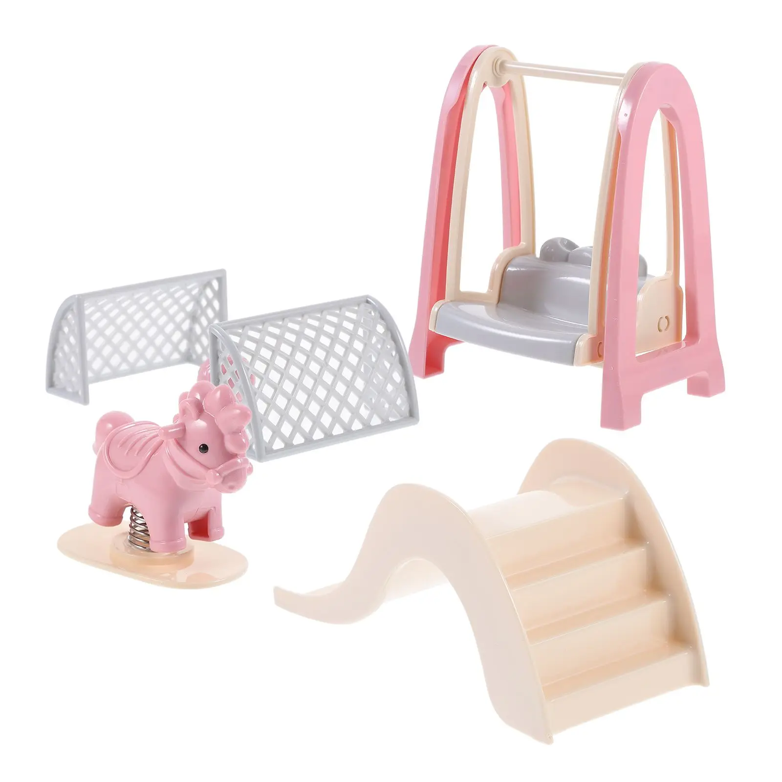 Sufitowy hak obrotowy Akcesoria do dekoracji domu Mini fotel bujany Akcesoria do figurek