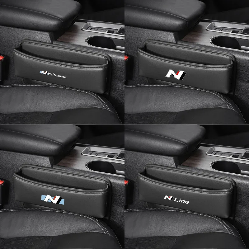 

Multifunction Car Seat Gap Organizer Seat Crevice Slot Storage Box for Hyundai N Performance LINE i10 i20 i30 i40 Tucson Elantra