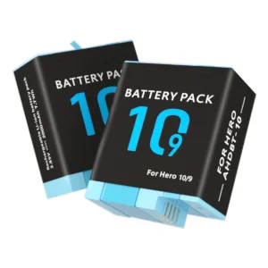 GoPro-Hero 11 9 10 2000 mAh 배터리, 3 방향 고속 충전기 상자, 고프로 액션 카메라 액세서리
