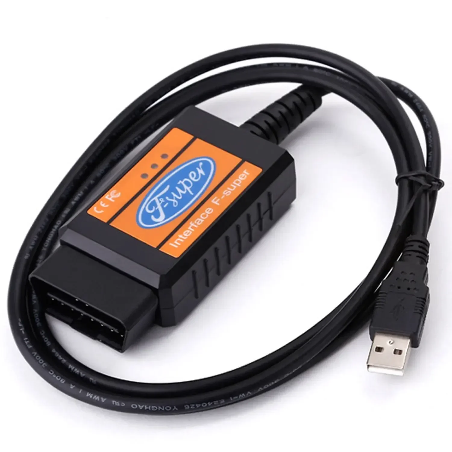 Obd Obdii Obd2 Usb Scan Tool Auto Car Diagnostic Fault Tool Scanner Code Reader Cable For Ford Mondeo Fusion Focus F Super