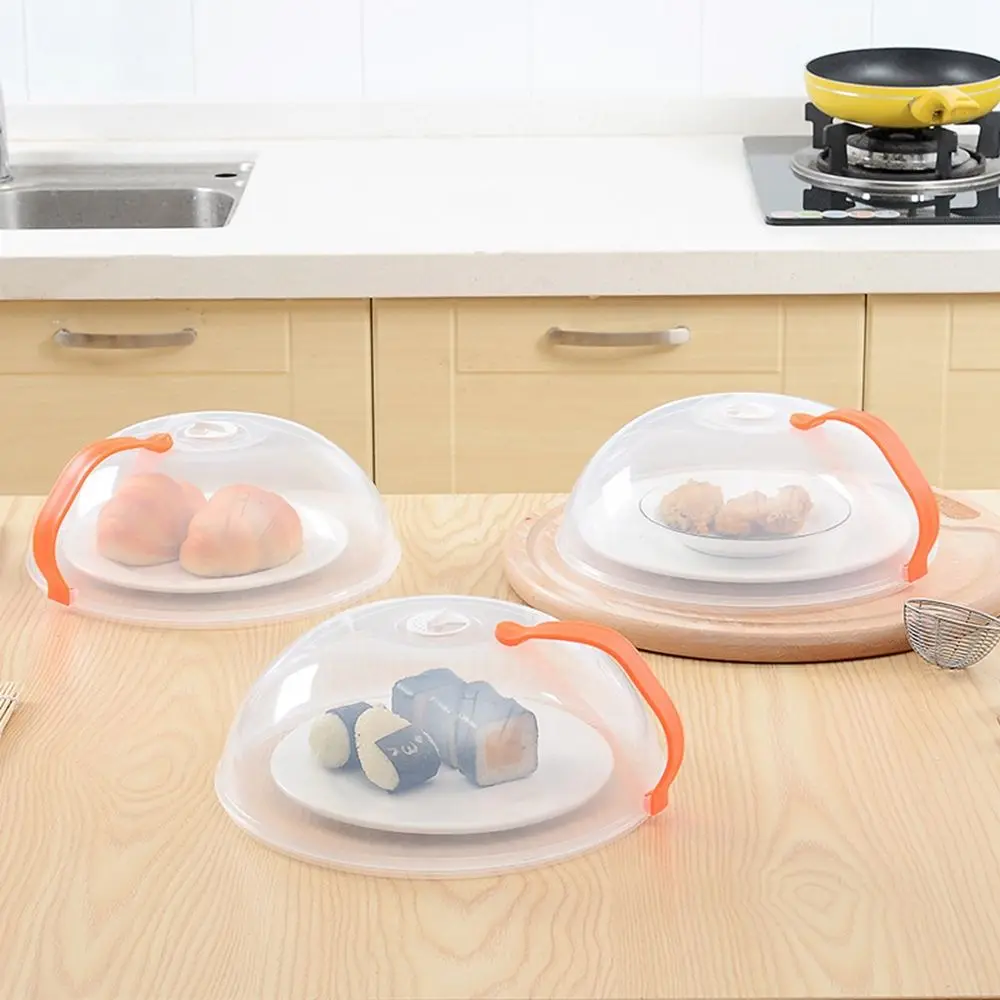 1Pcs Professional Microwave Splash Cover Oven Oil Cover with Steam Vent Magnetic Splash Cover Food Splash Cover