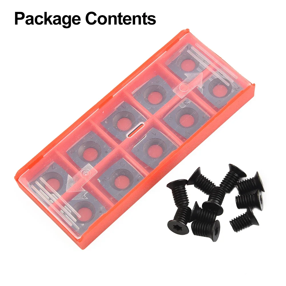 15mm Square Tungsten Carbide Inserts Cutters 15 X15 X2.5-R150 15*15*2.5 R150 With 10pcs Screws Wood Lathe Turning Tools