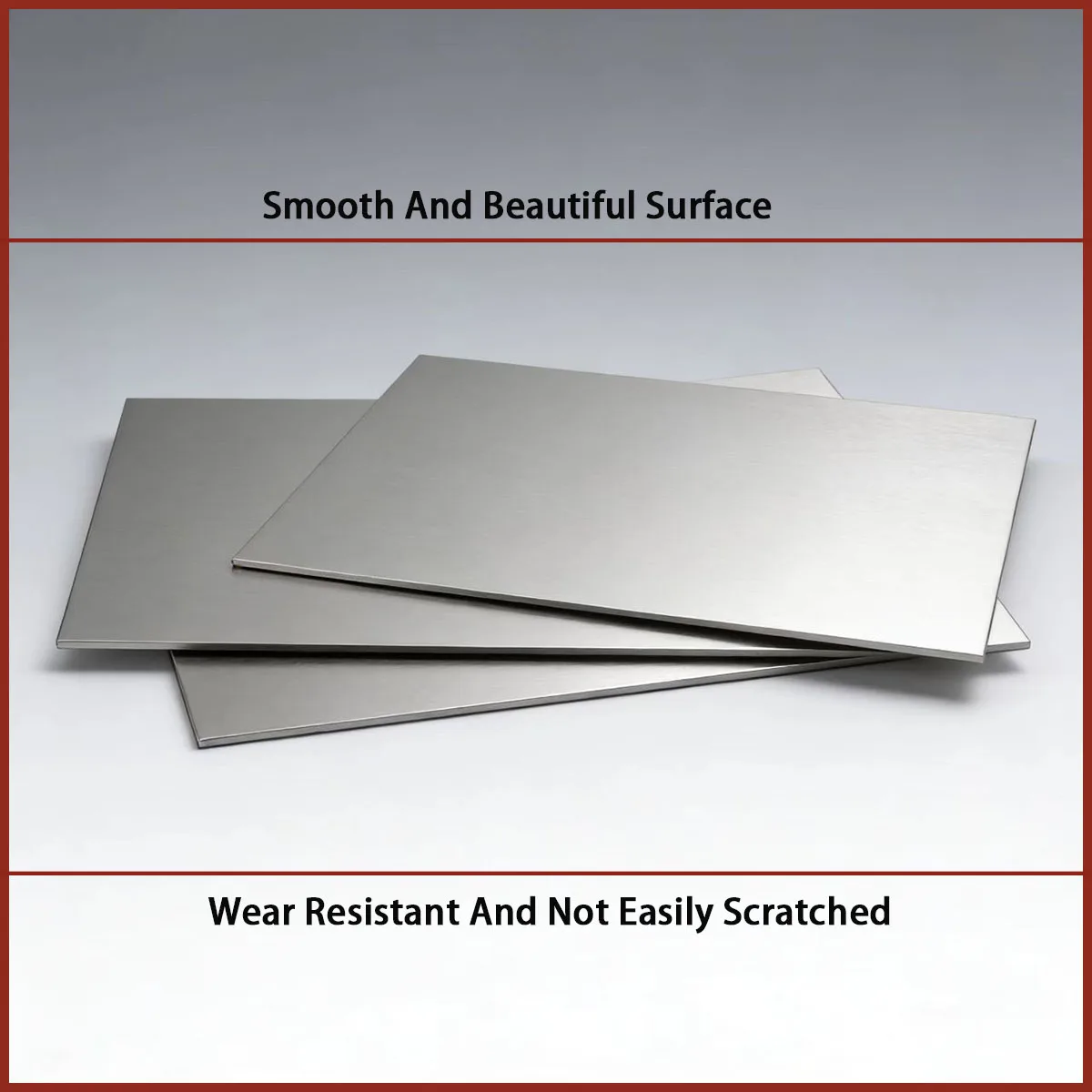 0.6-12mm thick stainless steel square plate suitable for decoration, industrial countertops