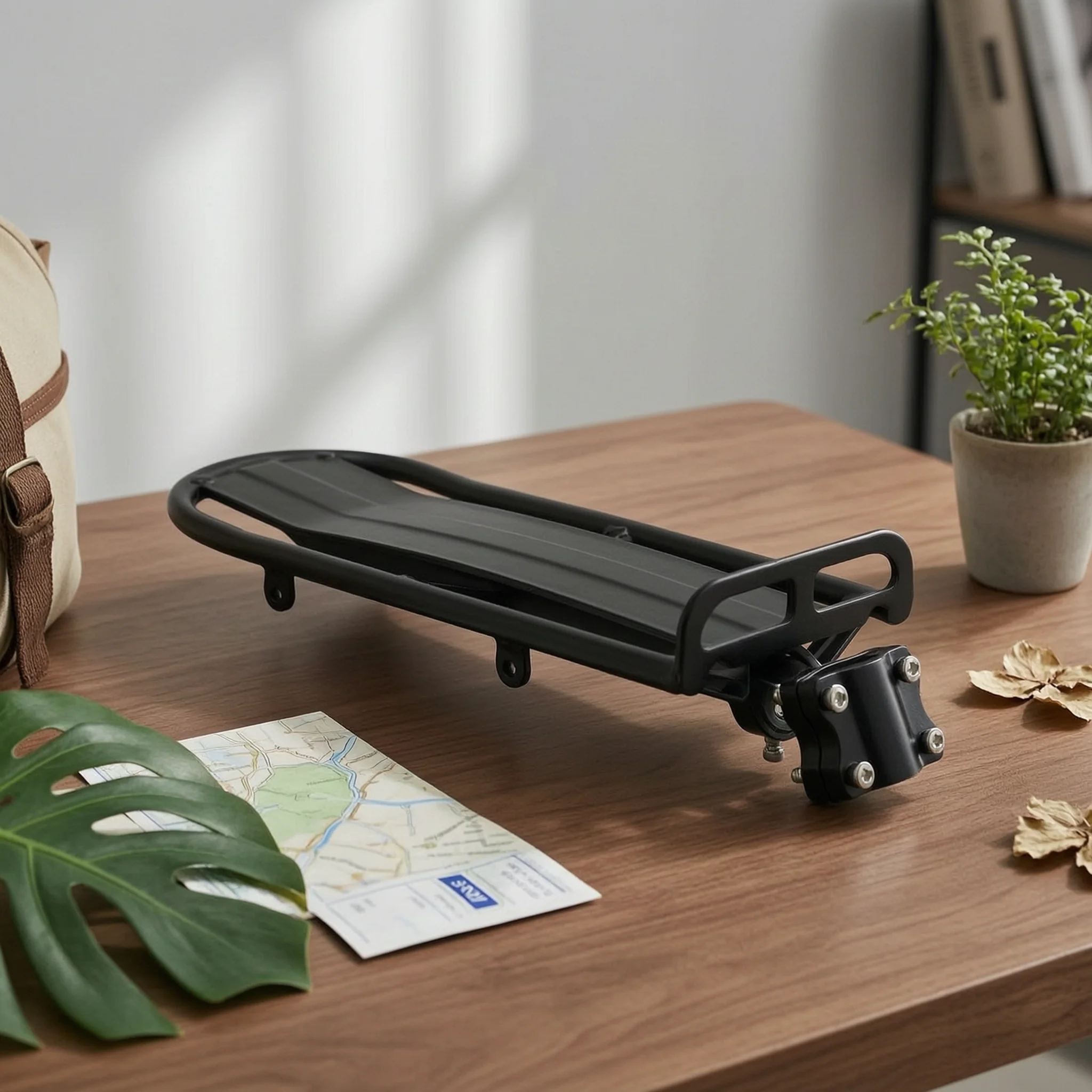 

Cycle Rear Cargo Rack Aluminum Alloy Mountain Bike Rear Rack Bike Luggage Carrier Quick Release High Load Capacity