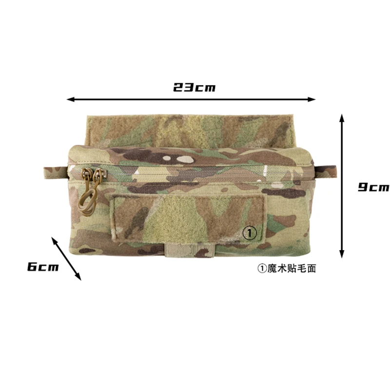 Bolsa táctica pechera MOLLE con funda para pierna y vientre - imagen 4