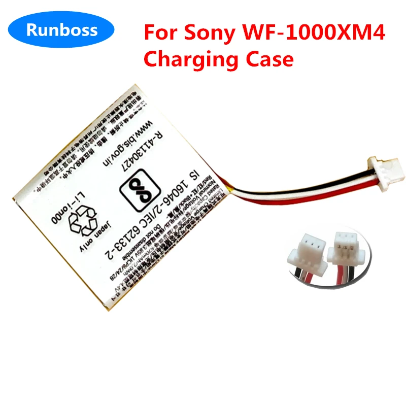 New Original 520mAh Li-ion Wireless Headset Battery For Sony WF-1000XM4 Charging Case New High Quality