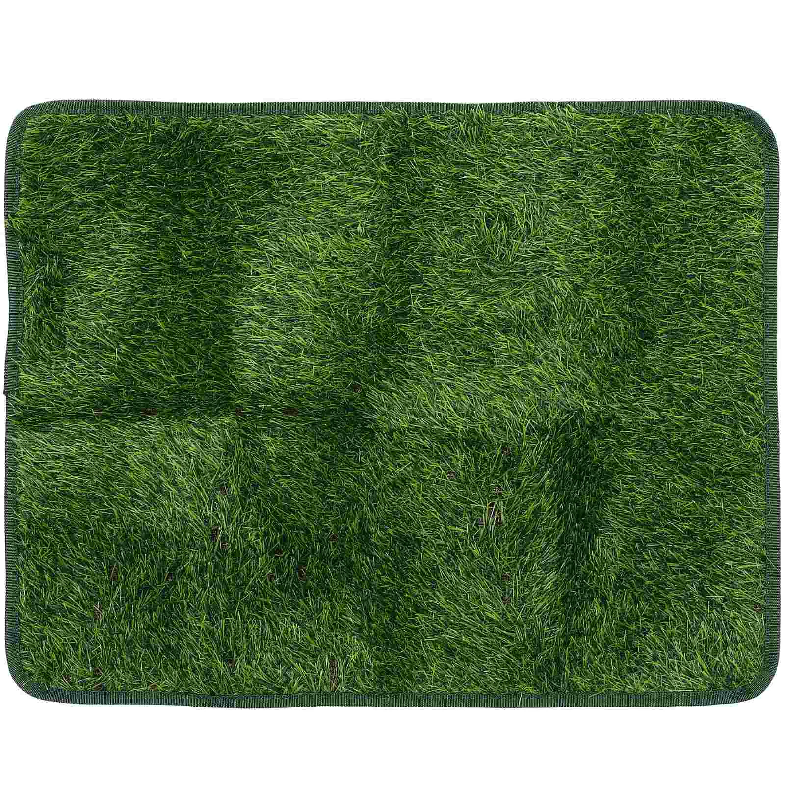 Pet Mat Replaceable Fake Grass Supplies Cage Pee Pad Accessories for Artificial