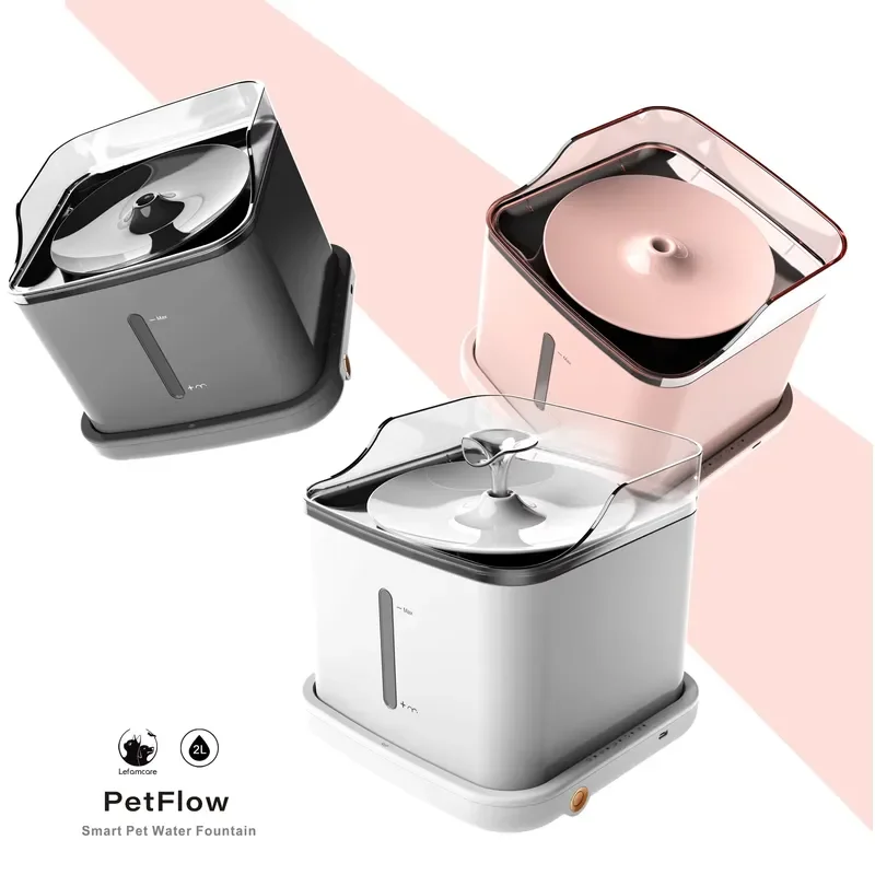 New Smart App Control Wifi 75oz/2.2L Pet Fountain Automatic Cat Water Fountain Dog Water Dispenser view 3
