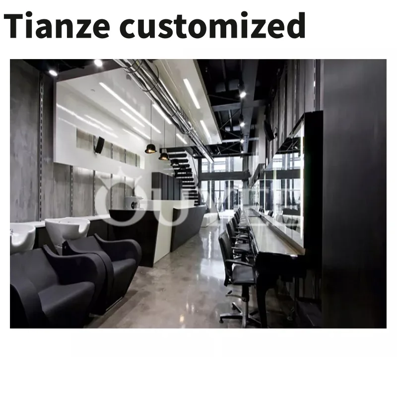 

Customized-luxury hair dressing salon furniture/Hair Salon reception Caser desks/hair salon mirror station