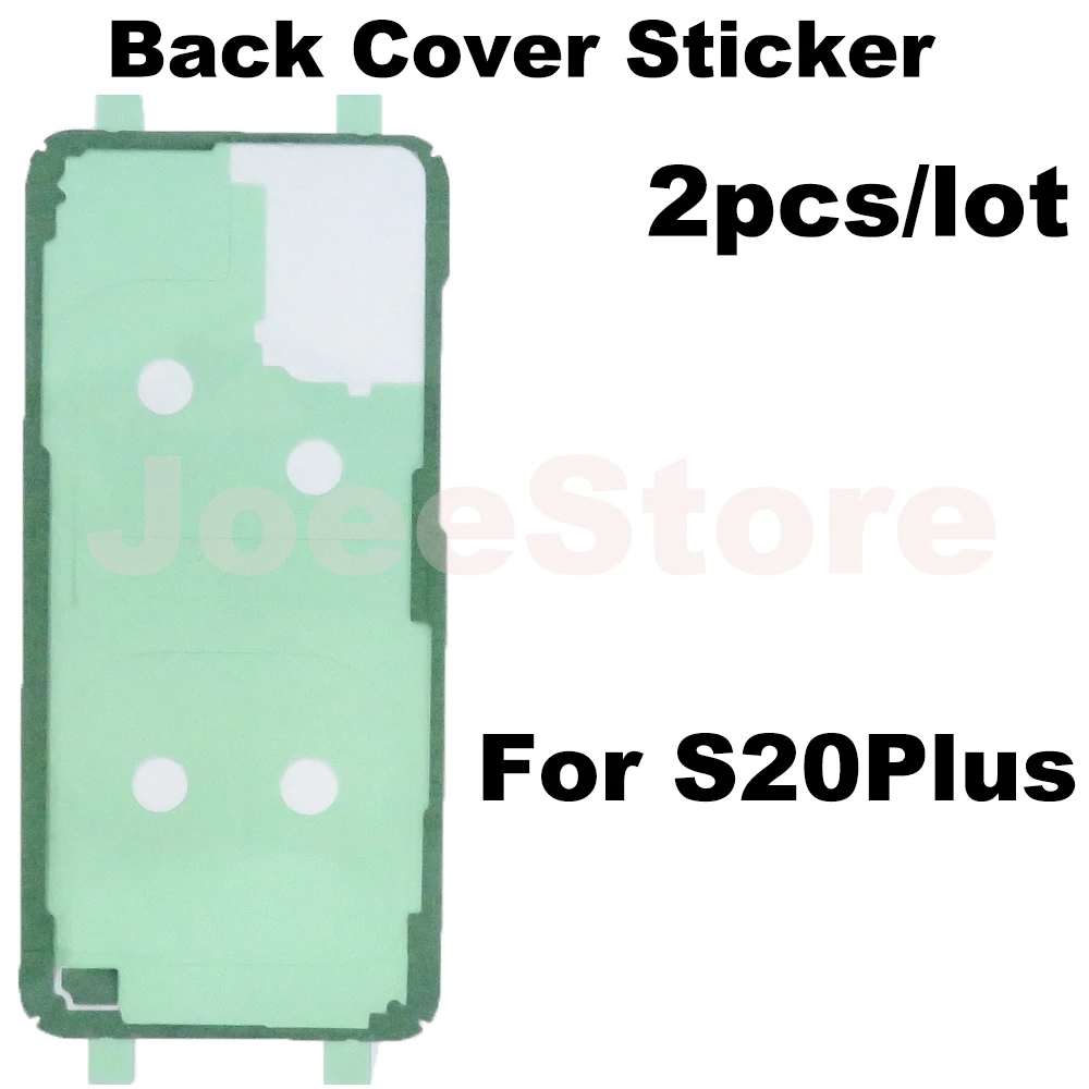 2pcs Back Battery Cover Sticker Adhesive For Samsung Galaxy S21 S22 S20 S10 S9 S8 Plus Ultra FE Back Door Waterproof Tape Glue