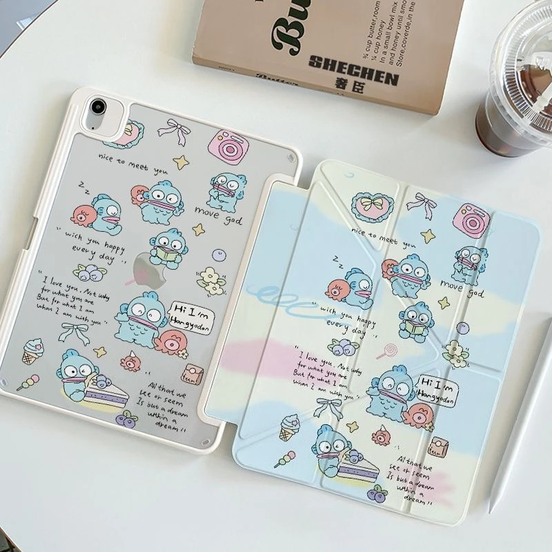 

Чехол для iPad Clownfish Y-Fold для 10/9/8 и Pro 11/Air 6/5/4, противоизгибающийся акриловый чехол с гнездом для карандашей 10,2 дюйма