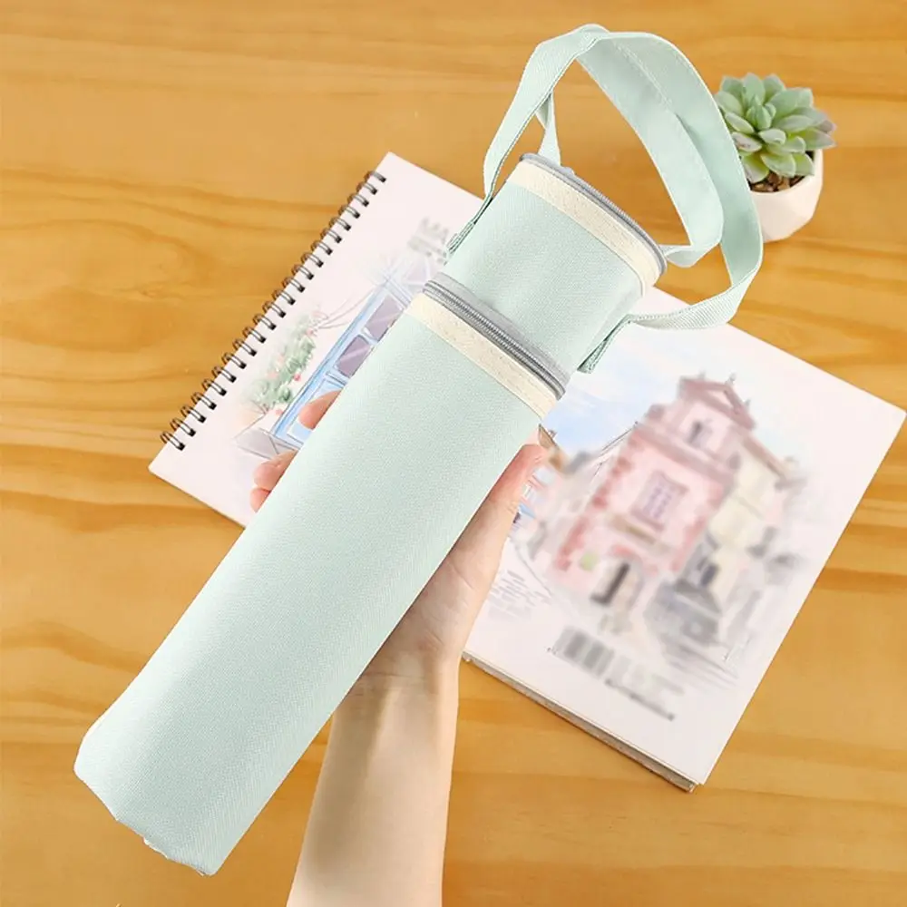 Portable Book Storage Bag Handheld Oxford Cloth Art Storage Bag Waterproof Dustproof Document Storage Bag Back To School
