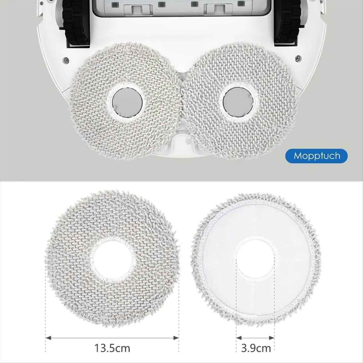 

(ABPO) Аксессуары для робота-пылесоса Dreame X40 Ultra: основная и боковые щетки, HEPA-фильтр, салфетка для влажной уборки, мешки для сбора пыли