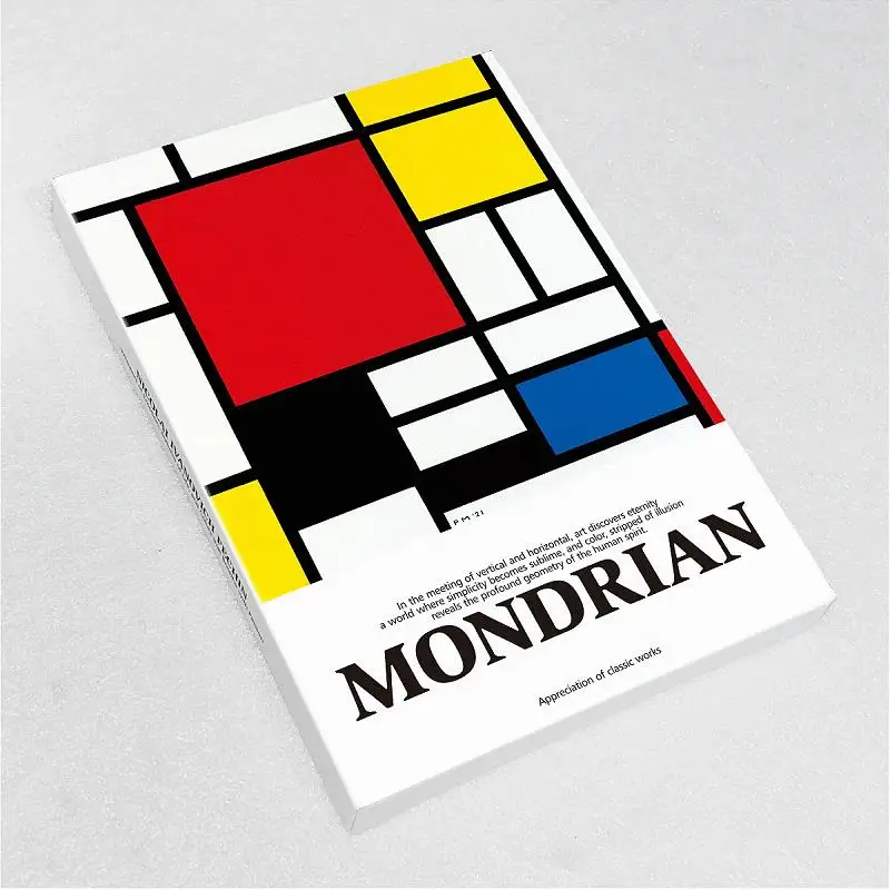 

Piet Mondrian Postcards 30 Pieces Set - Famous Abstract Oil Painting Art Collection Greeting Cards for Home Decoration