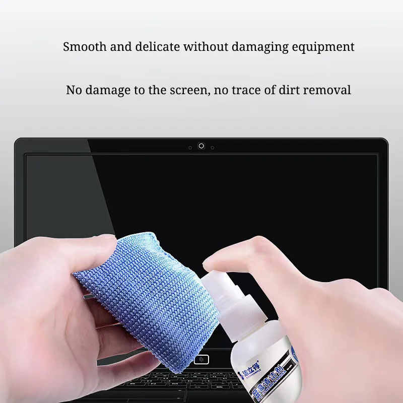 KCL-1005 Cleaning Kit Computer Periphery LCD Screen Universal LCD Screen Cleaning Three piece Cleaning Kit