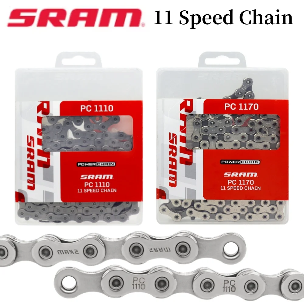 SRAM 11 Speed Bicycle Chain PC 1110 1170 MTB Mountain Bike Chains 11S 11V 114/120 Links Original Bike Chains Bicycle Parts