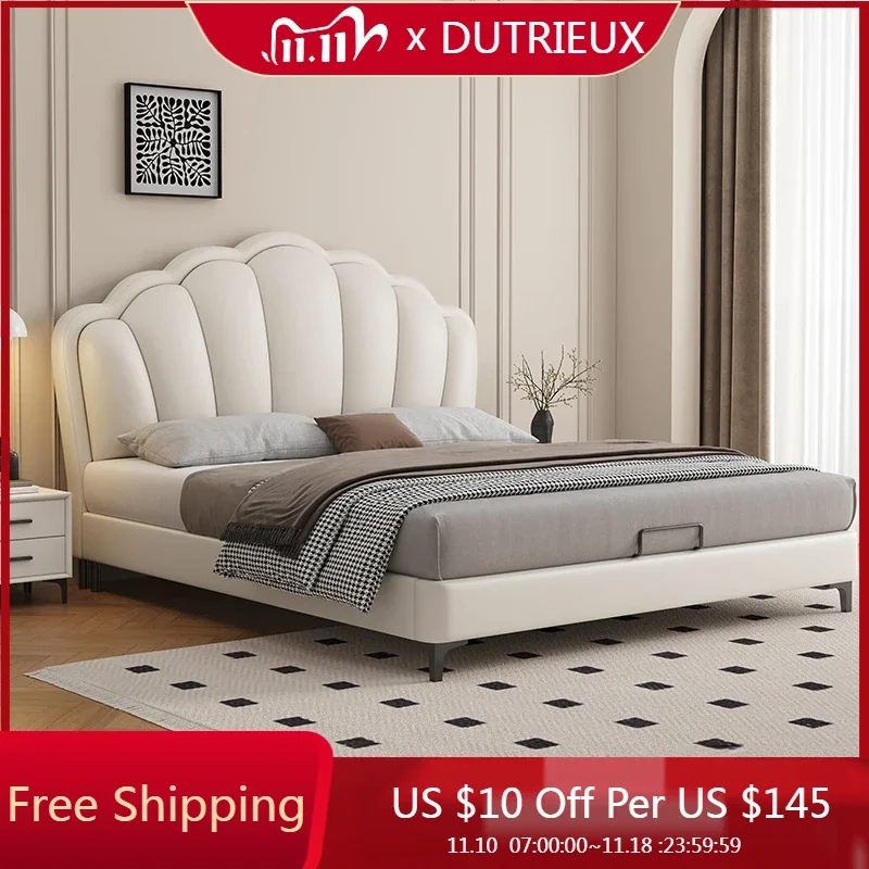 

Modern Bed Frames Queen LuxuryUnique Accessories Upholstery Bed Frame King Size Platform Meubles De Chambre Home Furniture