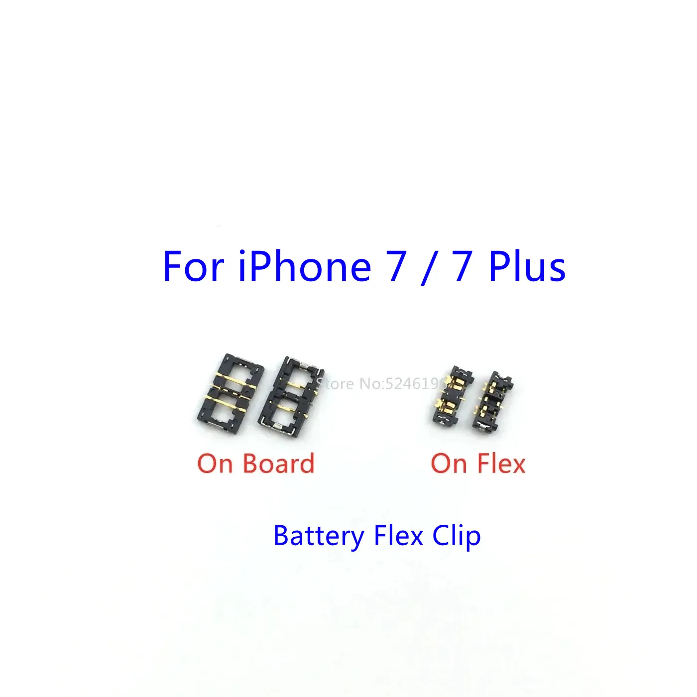 

5 шт.-10 шт. FPC Базовый разъем с гибким зажимом для аккумулятора для iPhone 7, iPhone 7 Plus, iPhone 7 Plus, вилка на плате.