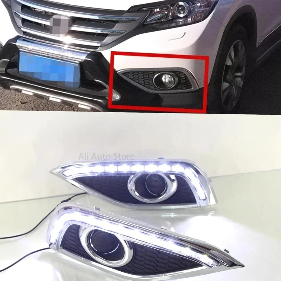 

CSCSNL 1 комплект желтого реле указателя поворота 12 В автомобильные DRL дневные ходовые огни для Honda CRV CR-V 2012 2013 2014 светодиодные аксессуары