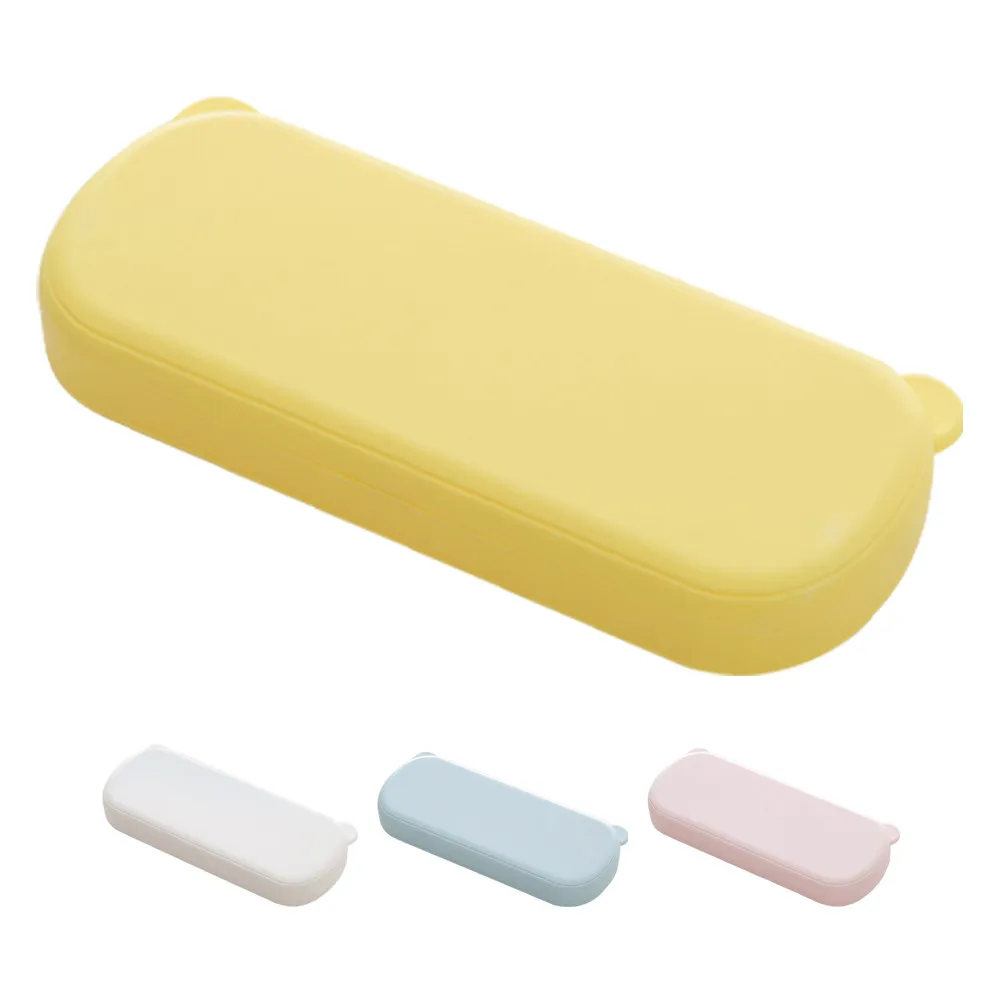 

4Pcs Bear Pencil Organizer Large Capacity Pencil Box Hard Plastic Case School Supply Storage Box Cute Pen Holder