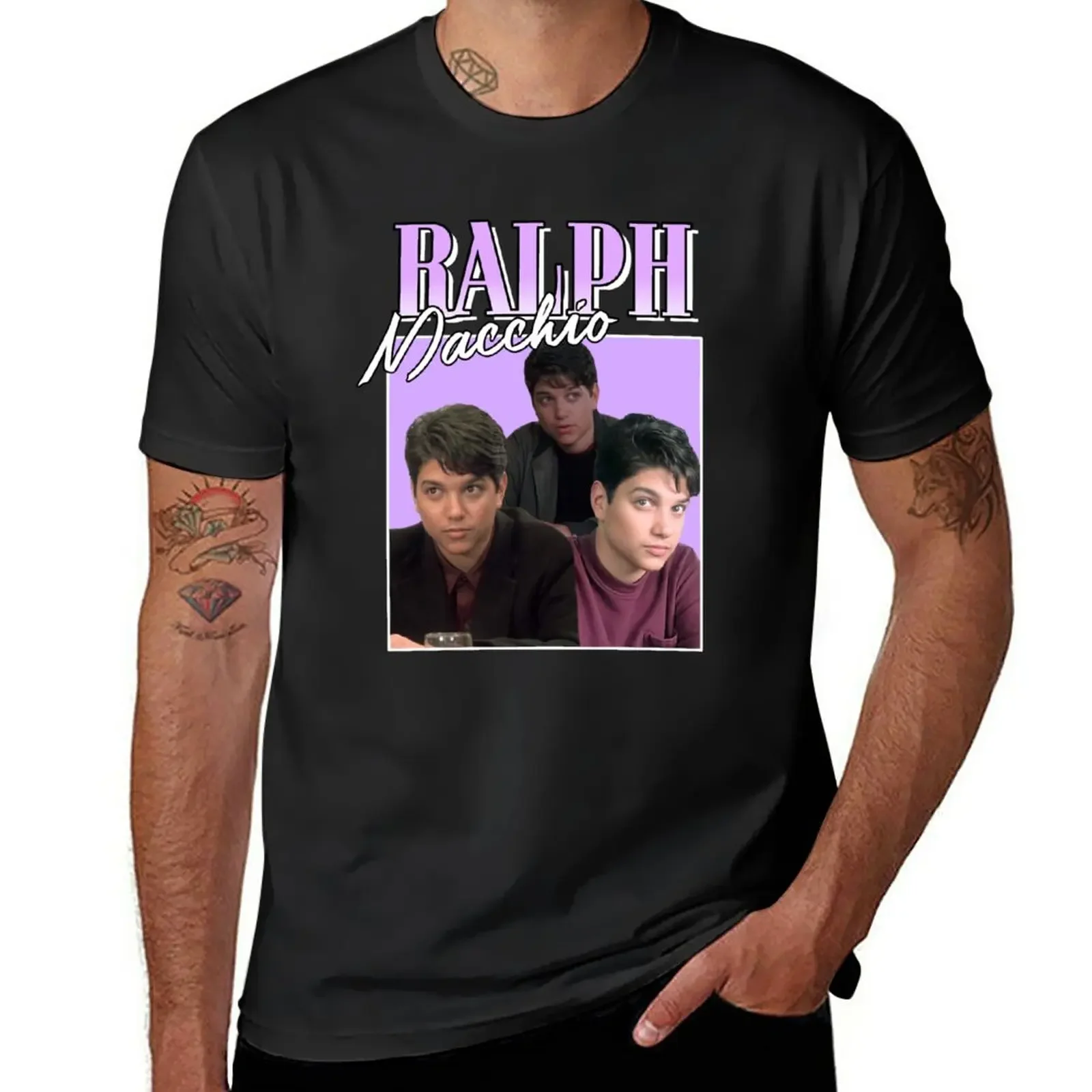 Ralph Macchio vintage style T-Shirt summer top kawaii clothes mens t shirt