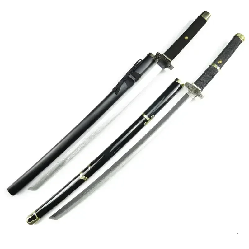 104cm Anime Wooden Sword One Piece Roronoa Zoro Trafalgar Law Model Costume Fancy Dress Party Cosplay Accessories