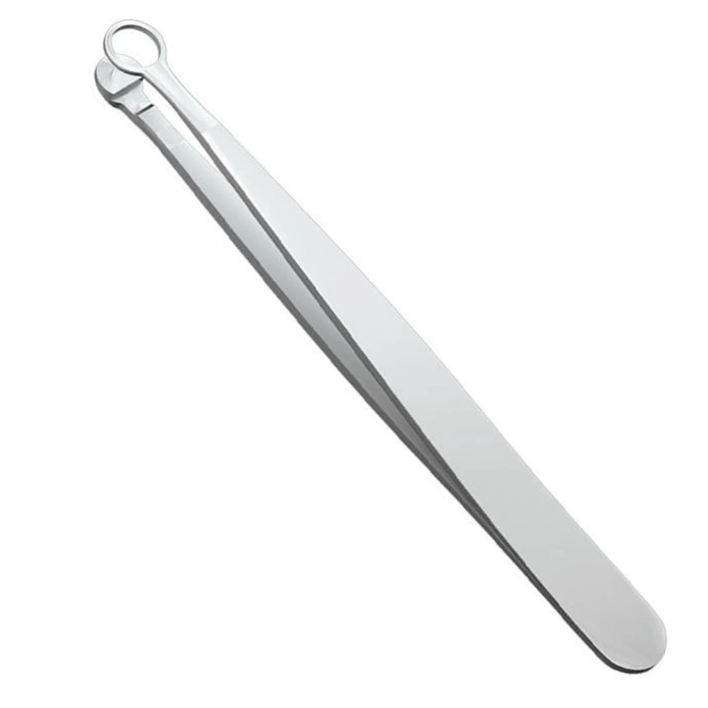 2026 New Universal Nose Hair Trimming Tweezers Stainless Steel Eyebrow Nose Hair Cut Manicure Trimming Makeup Scissors