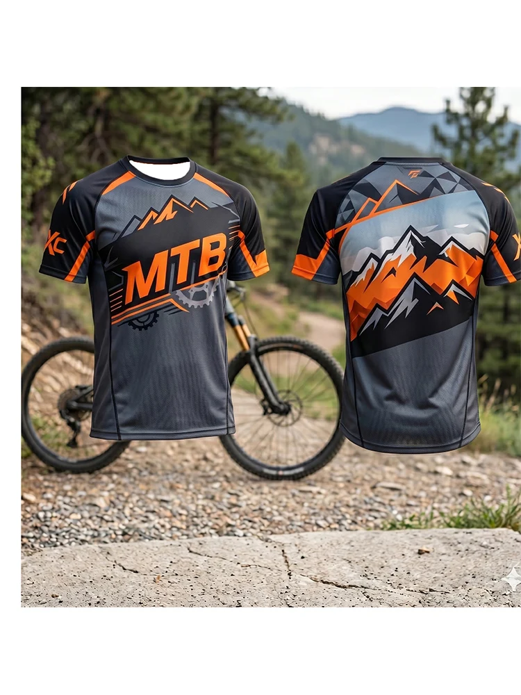 AliExpress NONE Family Men Breathable Mtb Mountain Enduro off Road Motocross Bike Jersey Cycling Top Riding Quick Dry Sports Top Cycling Top