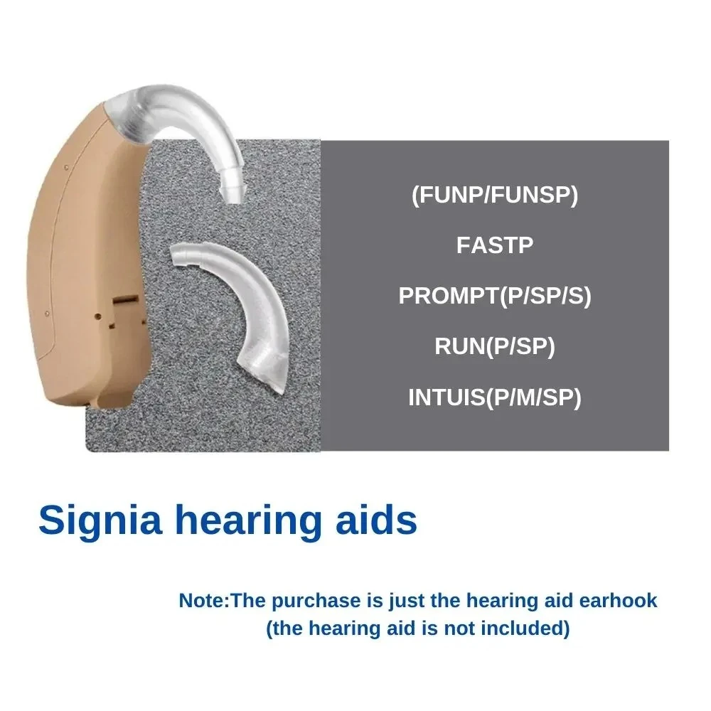 Signia Vibe Rexton Earhook for BTE Hearing Aids Compatible with Signia Vibe Rexton Models - Optional Pack Size (10/5/2 Pcs)