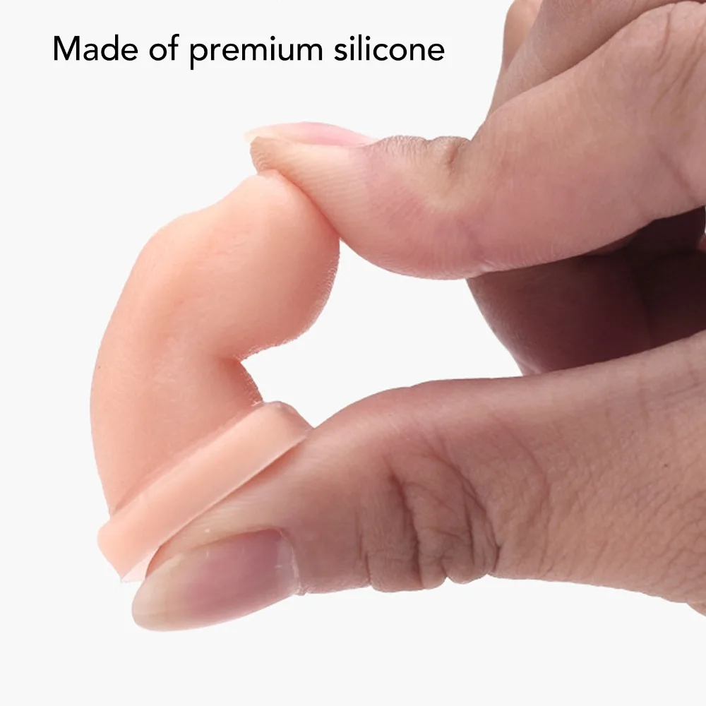 2pcs Silicone Silicone Practice Toes Model Flexible Artificial Toe Simulator Manicure Training Toes Artificial Nail Training Toe
