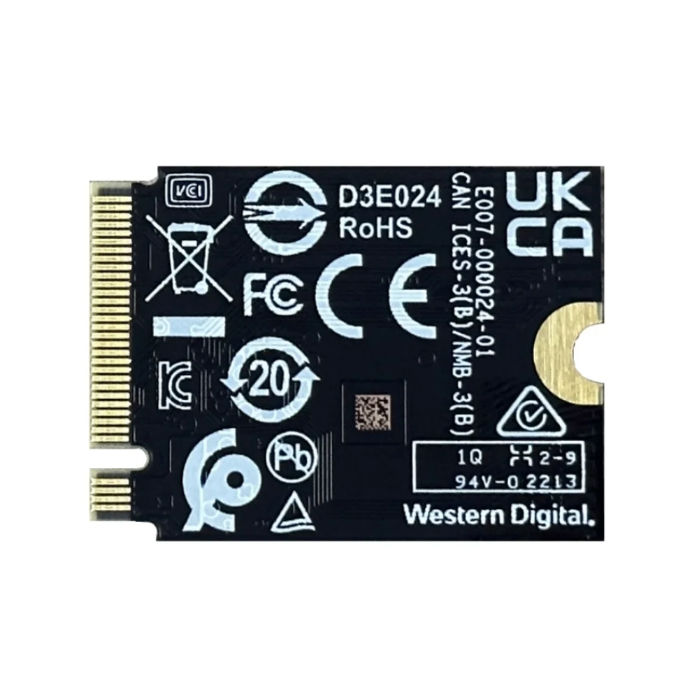 جديد SN740 256G 512GB 1T 2T SSD M.2 2230 Gen4 PCIe 4.0 X4 NVMe لسطح البخار Microsoft Surface ProX يدعم Western Digital WD