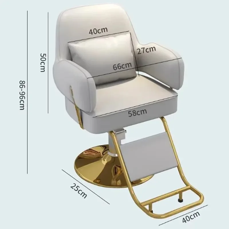 Classic Hidraulic Barber Chair Designed Aesthetic Modern Salon Barbershop Chair Nordic Equipment Cadeira De Barbeiro Furniture