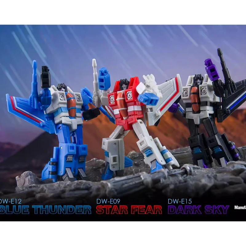 เร็วๆในสต็อกDr.Wu Transformation Dw-E09/E12/E15 Starscreamบัลลังก์เสื้อคลุมCoronationชุดAction Figure Customรุ่นของเล่นของขวัญ