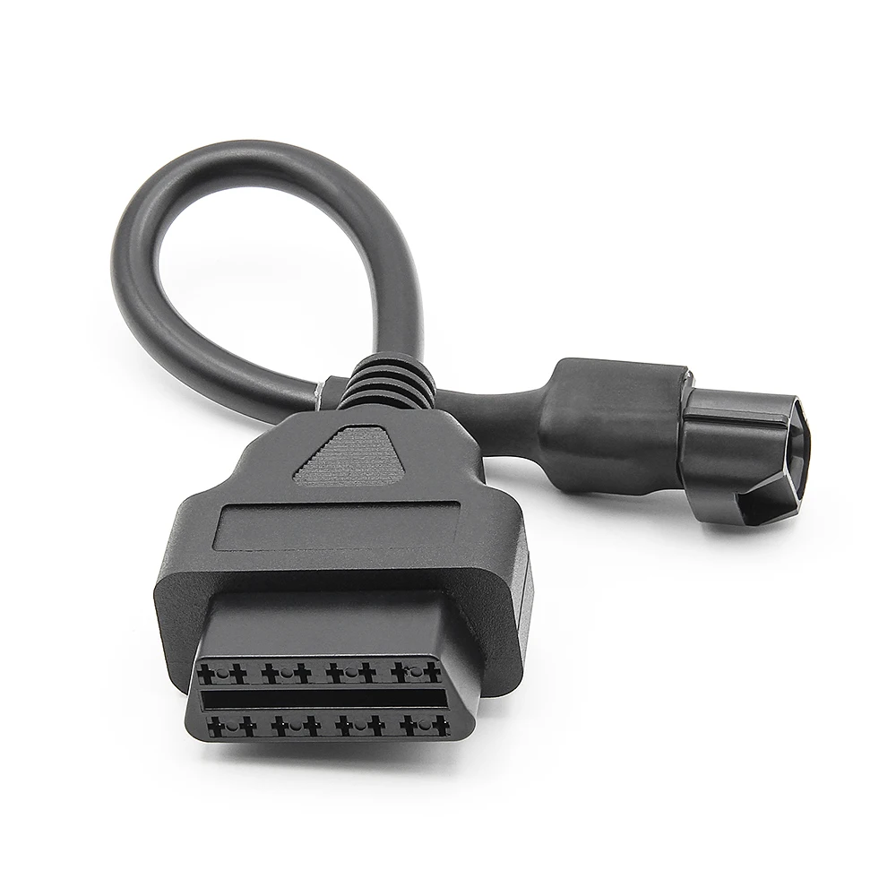 OBD2 Diagnostic Cable For KYMCO 3Pin to 16Pin Female Adapter Motorcycle OBD 2 Scanner Extension for Moto Repair Tool view 3