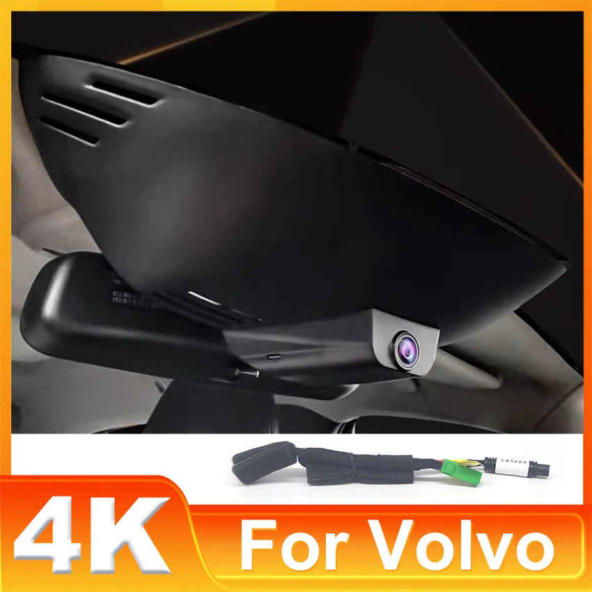

4K Dash Cam for VOLVO XC90 XC60 XC70 S90 S60 S80 V60 V90 V40 C40 for Polestar 2,Dashcam HD 2160P Dash Camera Car DVR Accessories