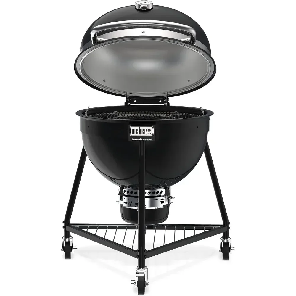 E6 Charcoal Grill, Black