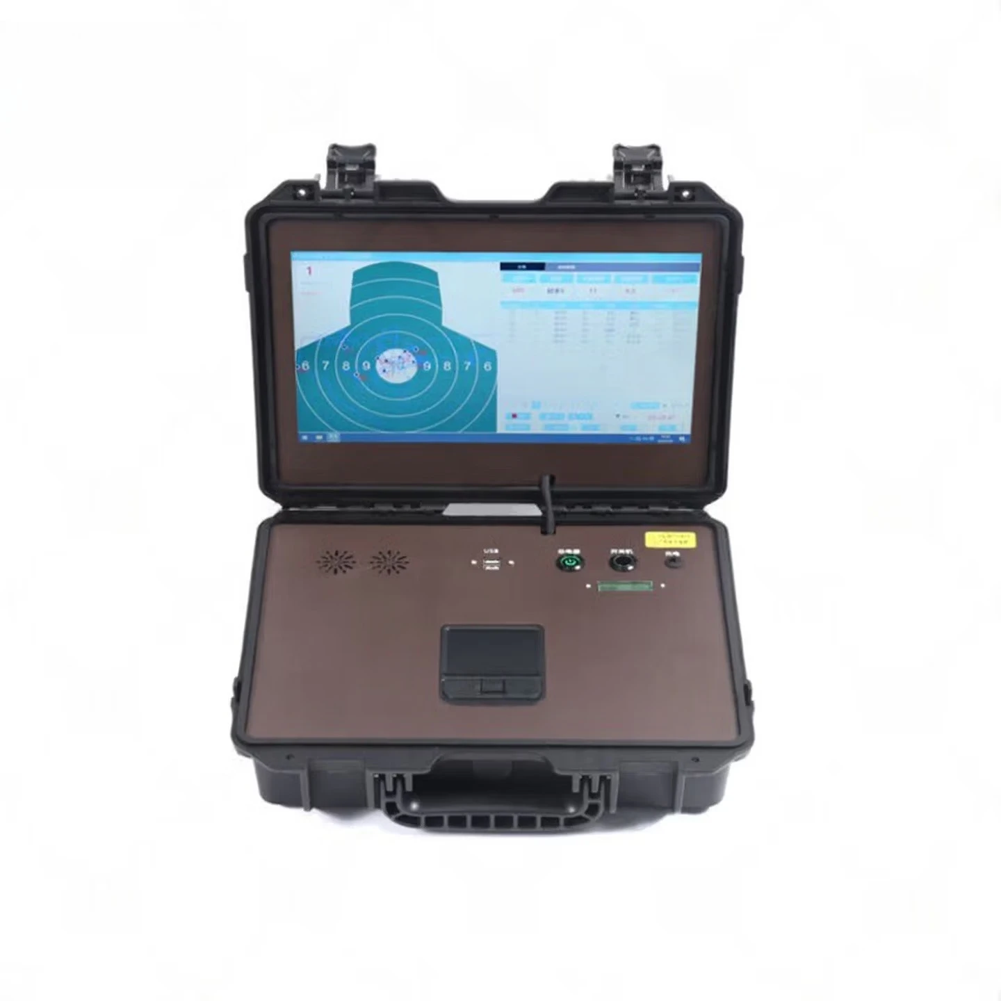 Laser shooting end point, electronic target reader, civilian shooting training accessories