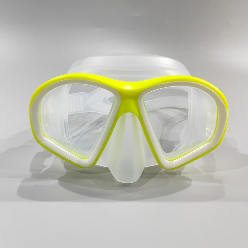 Professionelle Tauchermaske Schnorchelanzug für Erwachsene Silikon-Silikonskirt Taucherbrille Tauchermaske – Detail 15