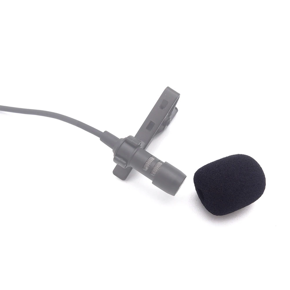 10pcs Mini Headset High Density Mic Windscreen Sponge Foam Replacement Mic Cover Headset Collar Mic Windshield Protector