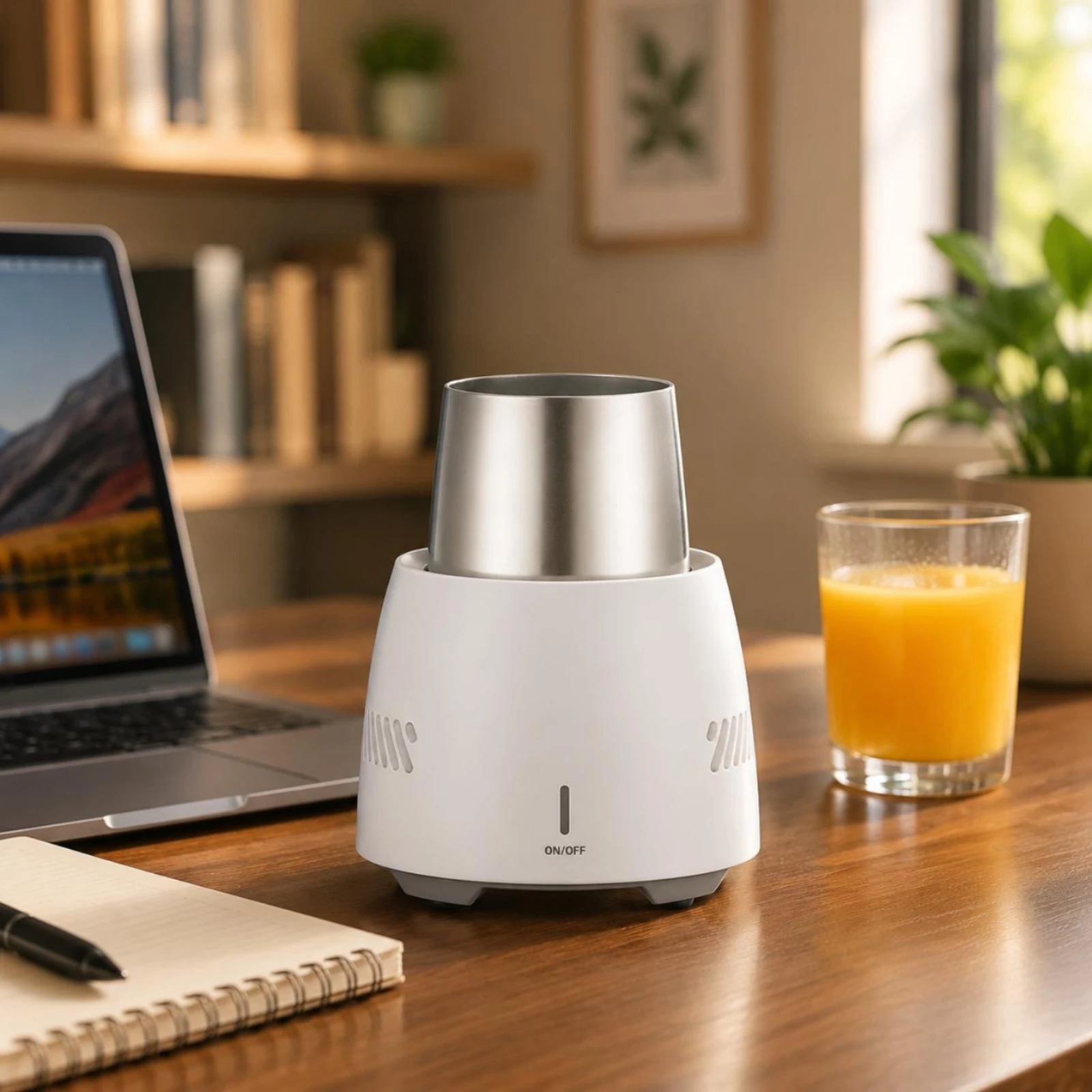 Semiconductor Cup Cooler Quick Chill Car Cup Cooler Desktop Drink Chiller Cool and Warm view 5