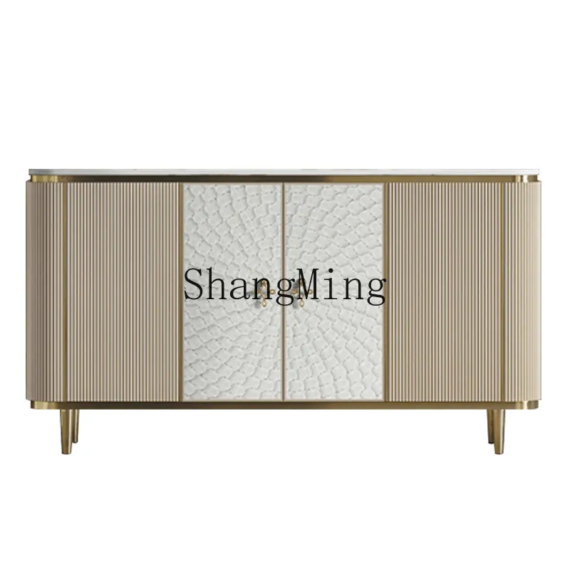 

Современный минималистичный шкаф для прихожей в стиле легкой роскоши, декоративный шкаф-тумба для коридора.