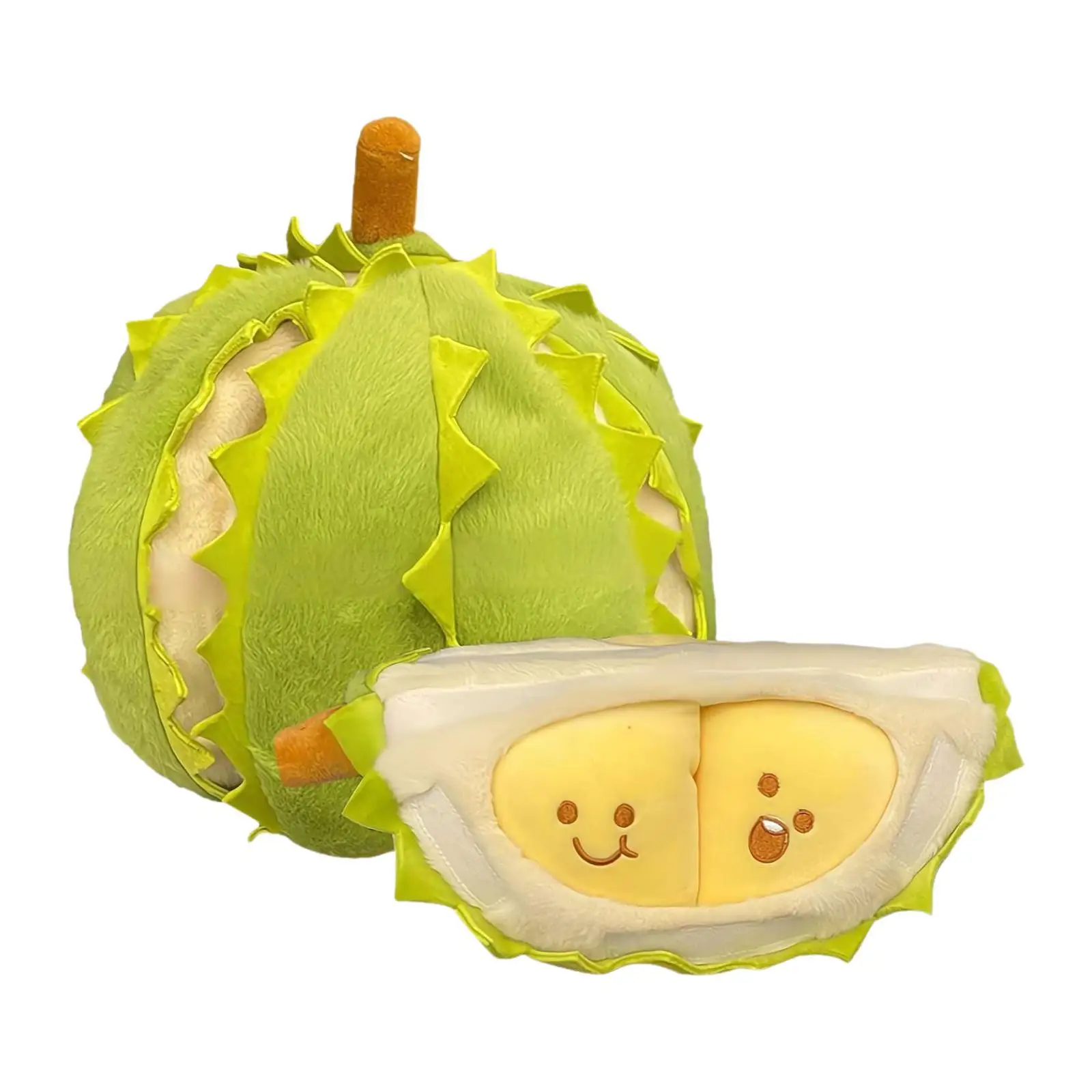 Fruit Durian Toy Comfortable Doll Plush Decorate Stuffed Doll Plaything Cute Stuffed Fruit Toy for Bedroom Office Decoration