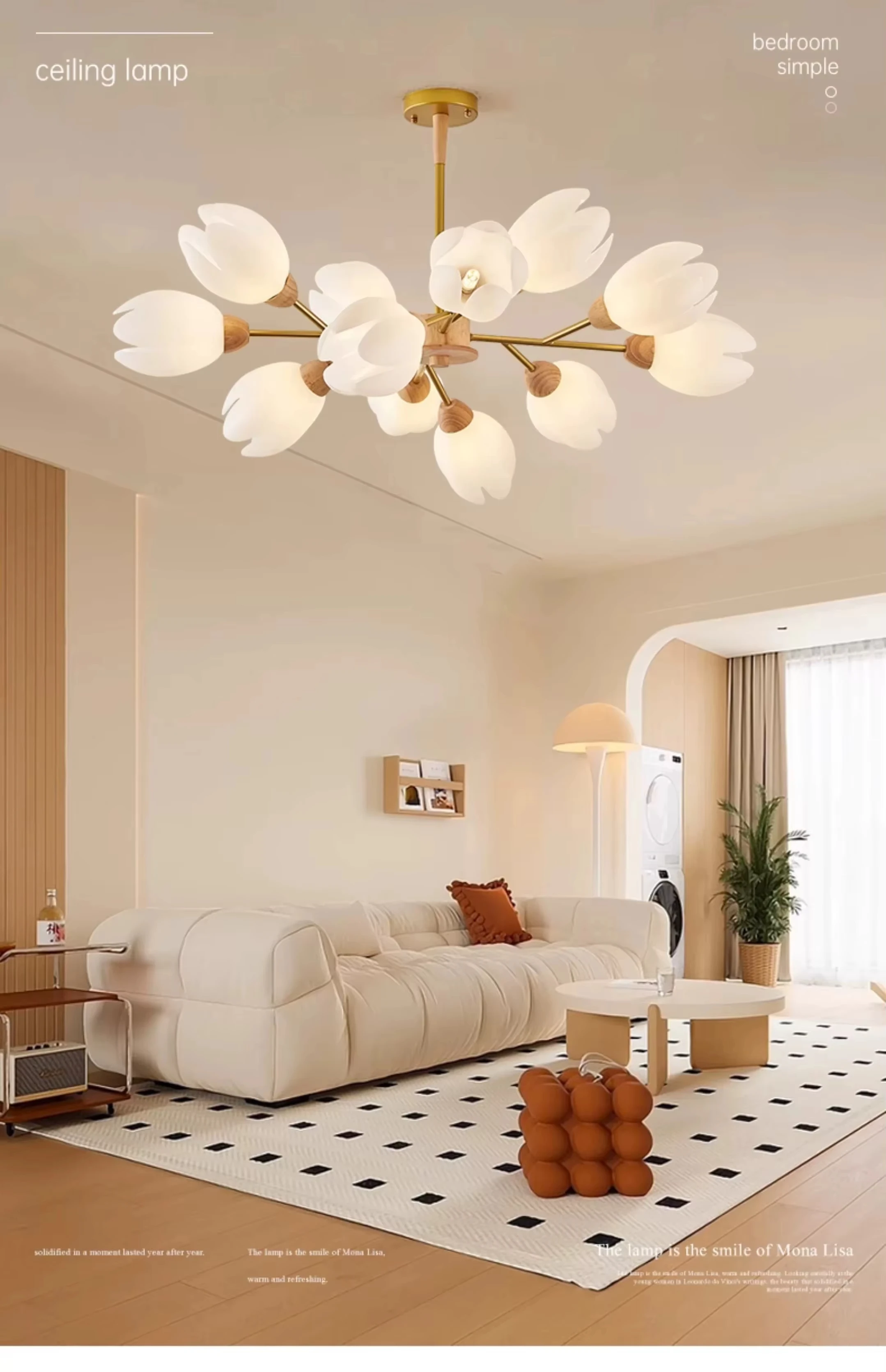 مصمم ضوء غرفة المعيشة الفاخرة الثريا غرفة الطعام غرفة النوم الرئيسية مصباح السقف المنزلي كاملة الراقية سيم الغلاف الجوي #5