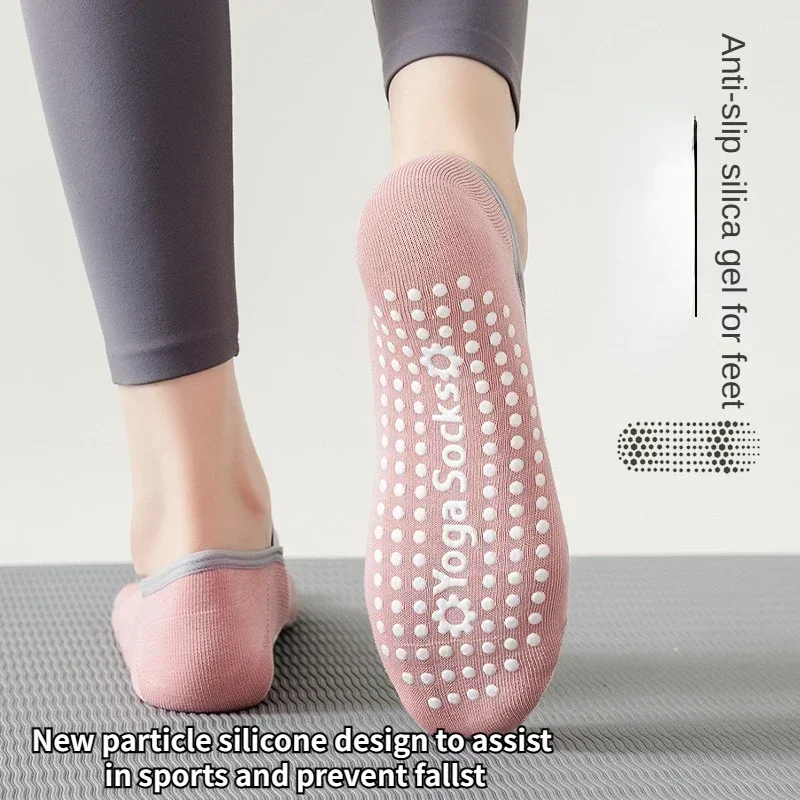 Chaussettes pilates coordonnantes et respirantes pour femme, accessoire de haute qualité pour le yoga, le ballet, la danse, le fitness et la gymnastique