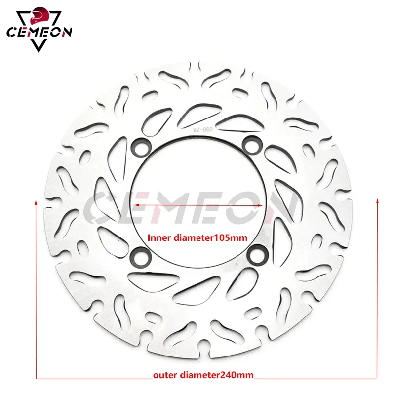 

Motorcycle rear brake rotor brake disc For Honda CB250 CBR250 FES250 NSS250 PS250 Big Ruckus CB400 Fasha 250 MF08 MF10