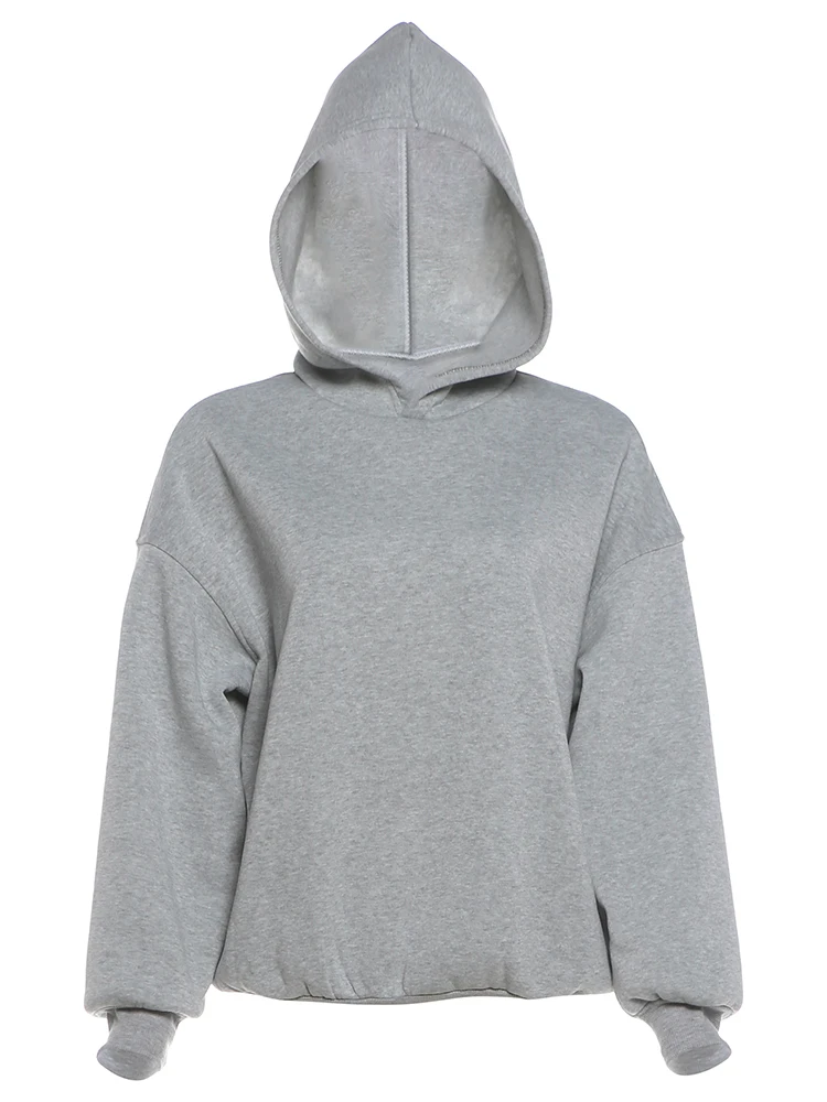 Nibber Langarm-Oberteil mit Flügelmotiv, Spitze, Rückenfreiem Design und Kapuze für Damen, Herbst-Trend, Eng Anliegend, Dehnbar, Modischer High-Street-Stil – Detail 2
