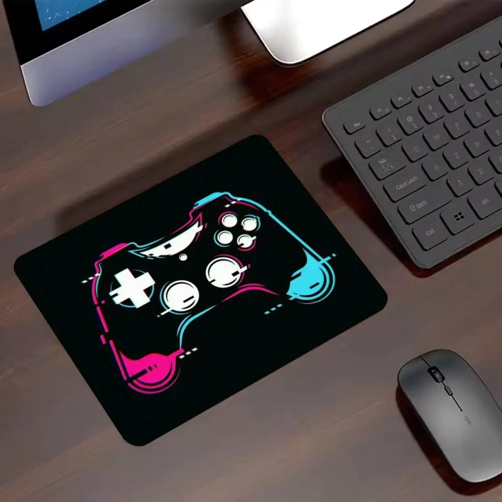 Mini Paint Splash Non-slip Rubber E-sports Stitched Edge mouse pad for Office Laptop Gamers Daily Desktop Decor